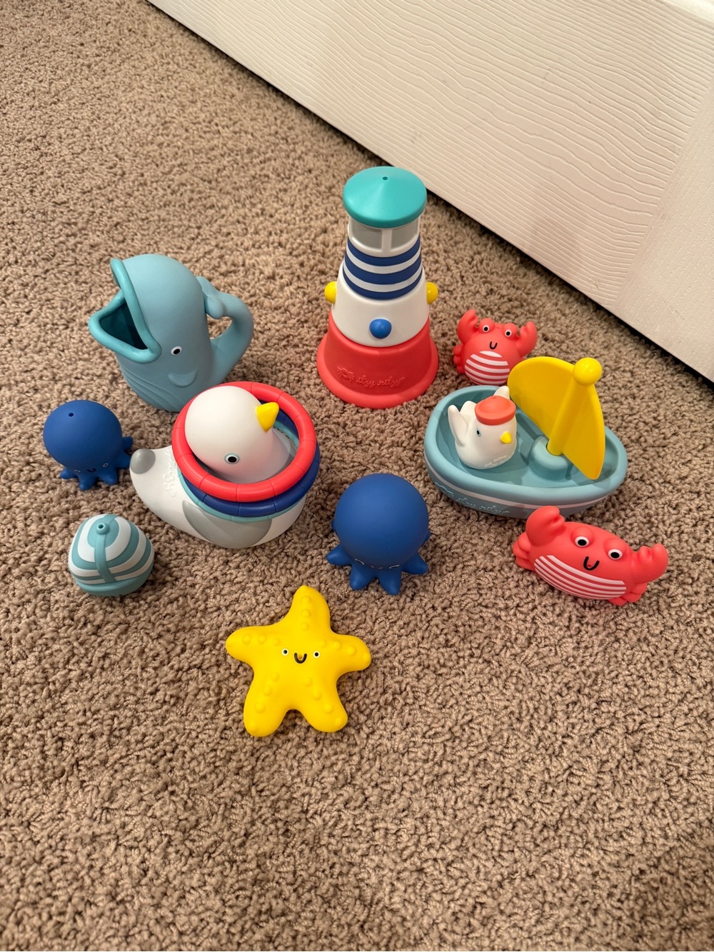 Itzy Ritzy Nautical Bath Toy Set
